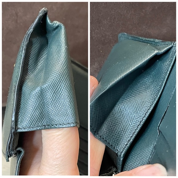 *Authenticity Card Included* Prada Dark Green Bifold Men’s Wallet - Picture 11 of 15